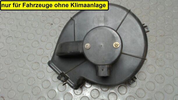 Foto: HEIZUNGSGEBLÄSE eines Fiat Seicento 0.9 CLD