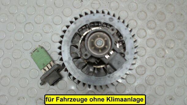 Foto: HEIZUNGSGEBLÄSE eines Fiat Seicento 1.1 CLD