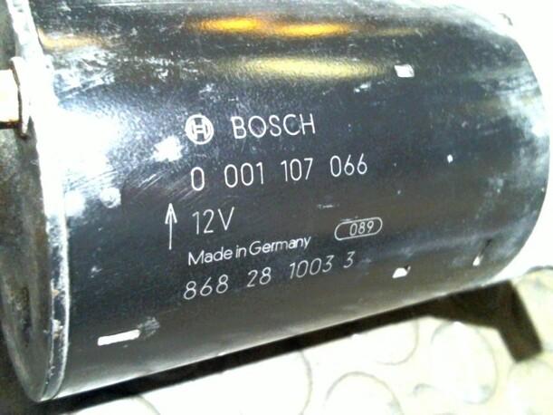 Foto: ANLASSER / STARTER BOSCH eines Alfa Romeo 146 1.6