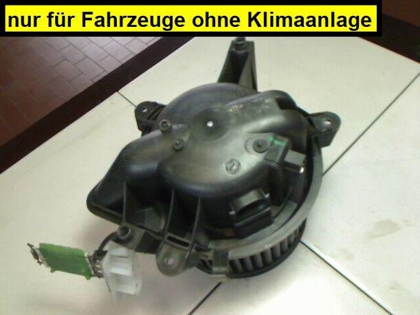 Foto: HEIZUNGSGEBLÄSE eines Fiat Punto 1.2