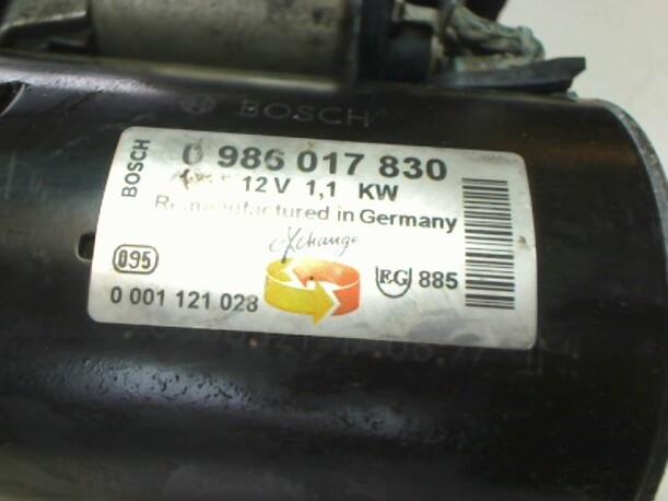Foto: ANLASSER / STARTER BOSCH eines Seat Toledo 1.6
