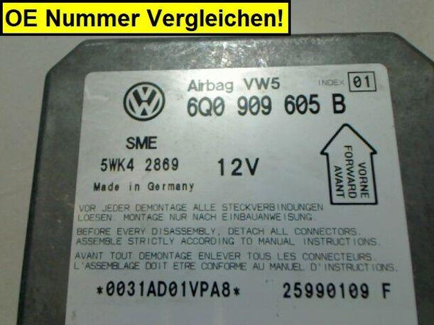 Foto: AIRBAGSTEUERGERÄT eines VW Passat Variant 1.9 TDI