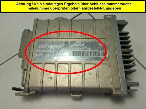 Foto: EINSPRITZSTEUERGERÄT eines VW Golf