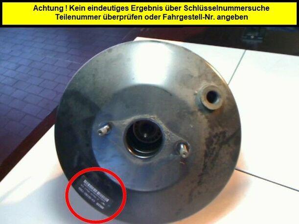 Foto: BREMSKRAFTVERSTÄRKER eines Ford Fiesta 1.3