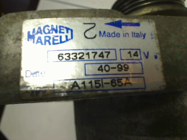Foto: LICHTMASCHINE eines Lancia Y 1.2