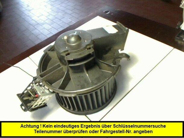 Foto: HEIZUNGSGEBLÄSE eines Peugeot 206 HDi 90