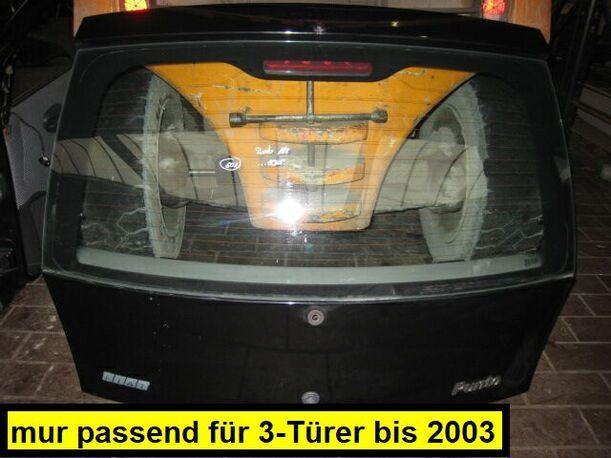 Foto: HECKKLAPPE / HECKDECKEL eines Fiat Punto 1.2