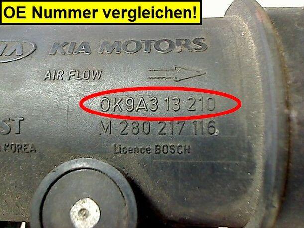 Foto: LUFTMASSENMESSER eines Kia Clarus Kombi Combispace
