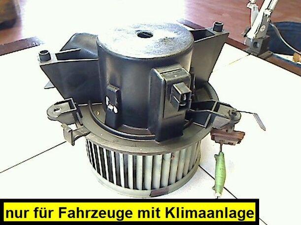 Foto: HEIZUNGSGEBLÄSE eines Fiat Punto 1.2 16V