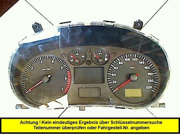 Foto: TACHOEINHEIT eines Seat Ibiza 1.4 S