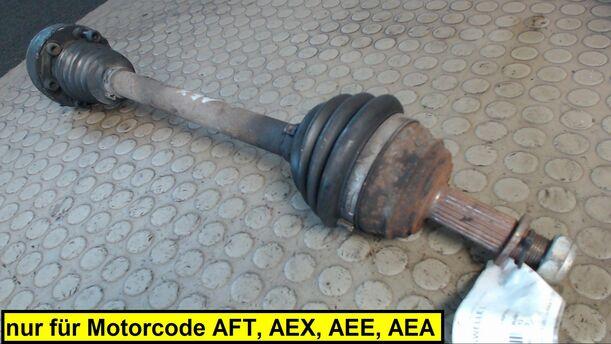 Foto: ANTRIEBSWELLE LINKS eines VW Golf 1.4 Exclusive