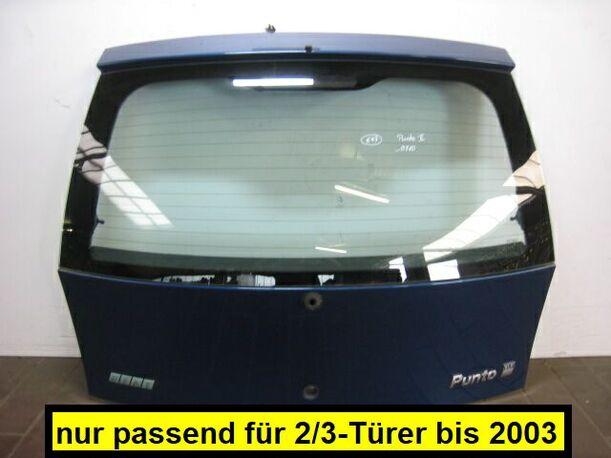 Foto: HECKKLAPPE / HECKDECKEL (2/3-TÜRER) eines Fiat Punto 1.2 8V S