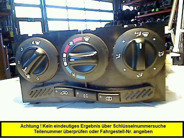 Foto: HEIZUNGSBETÄTIGUNG eines Mercedes-Benz A 160 S