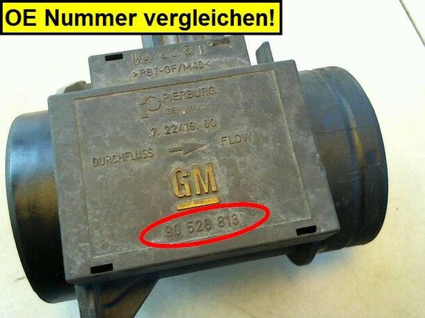 Foto: LUFTMASSENMESSER PIERBURG eines Opel Omega Caravan 2.5 TD