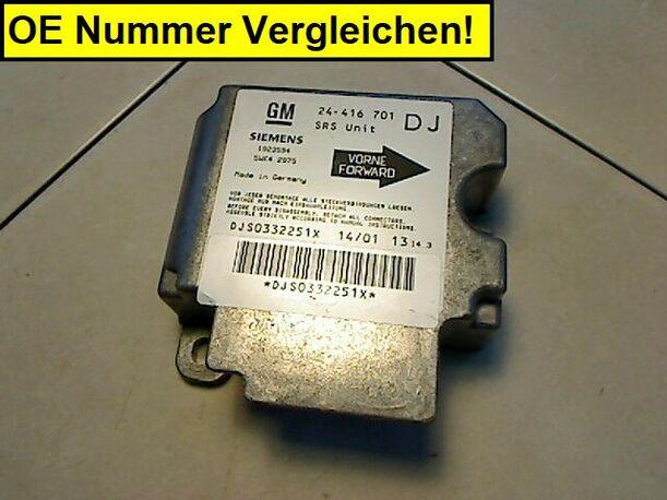 Foto: AIRBAGSTEUERGERÄT eines Opel Vectra 2.2 Caravan