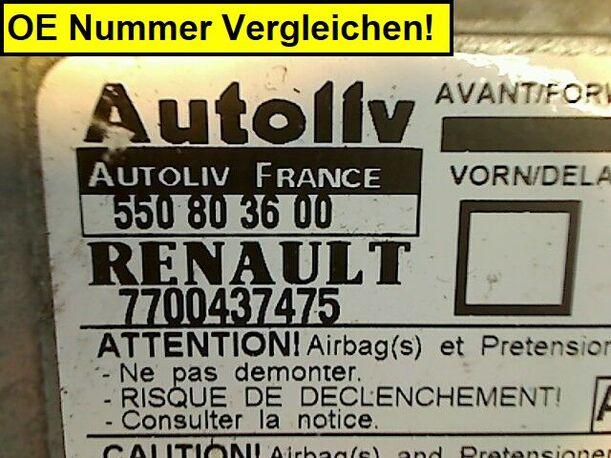 Foto: AIRBAGSTEUERGERÄT eines Renault Megane 1.4