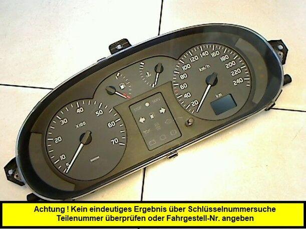 Foto: TACHOEINHEIT eines Renault Megane 1.4