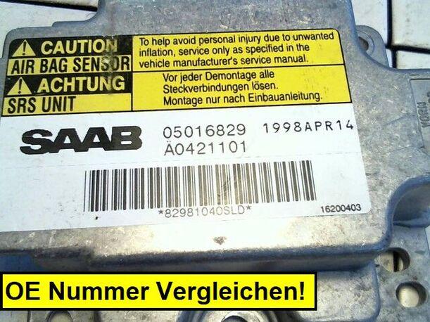 Foto: AIRBAGSTEUERGERÄT eines Saab 9-3 2.3i
