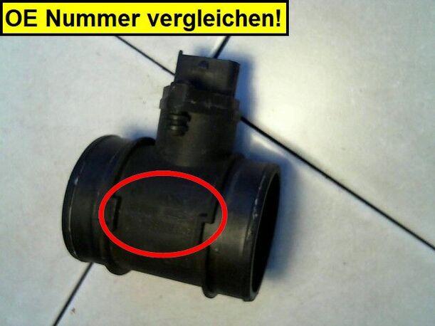 Foto: LUFTMASSENMESSER BOSCH eines Opel Zafira 2.0 Turbo