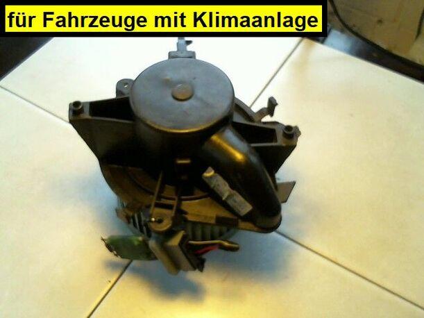 Foto: HEIZUNGSGEBLÄSE eines Fiat Punto 1.2