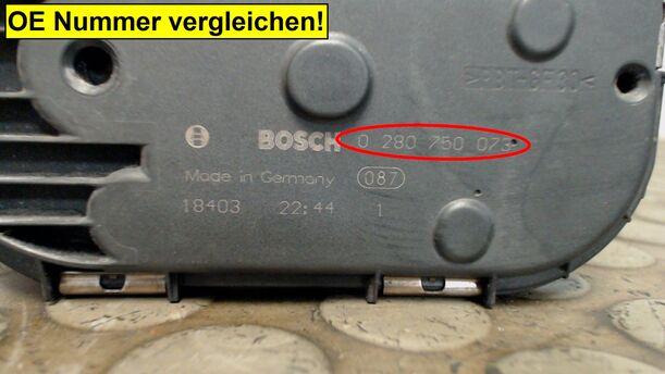 Foto: DROSSELKLAPPENSTUTZEN BOSCH eines Alfa Romeo 156 Sportwagon 1.6 Twin Spark