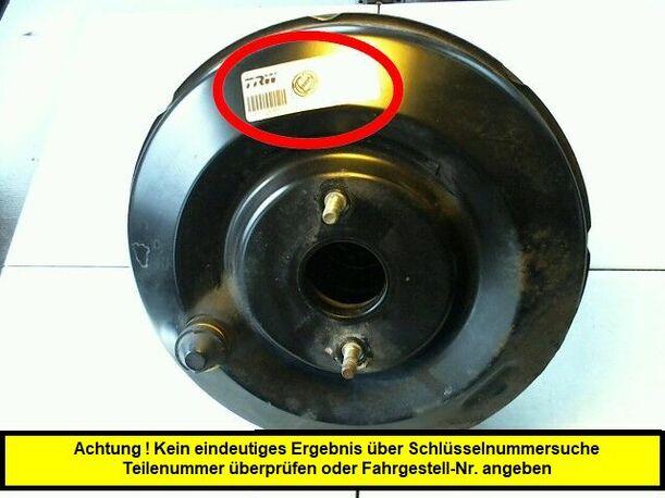 Foto: BREMSKRAFTVERSTÄRKER eines Alfa Romeo 147 1.6 Twin Spark