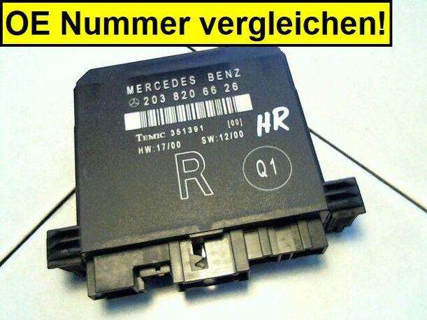 Foto: TÜRSTEUERGERÄT HINTEN RECHTS eines Mercedes-Benz C 200 Kompressor
