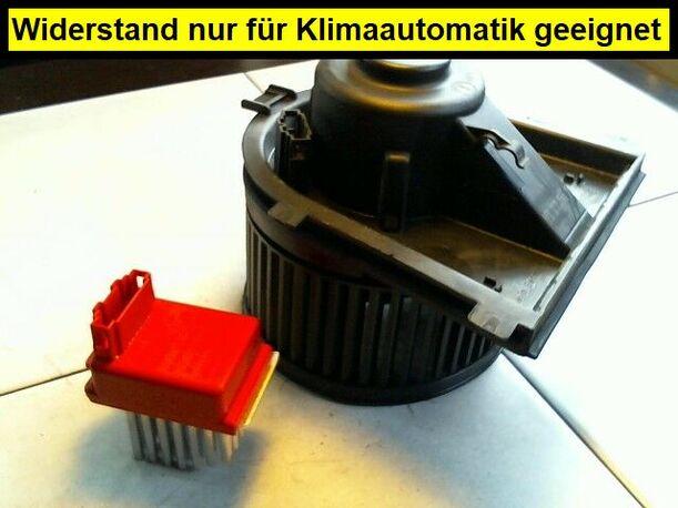 Foto: HEIZUNGSGEBLÄSE eines Audi A3 1.9 TDI