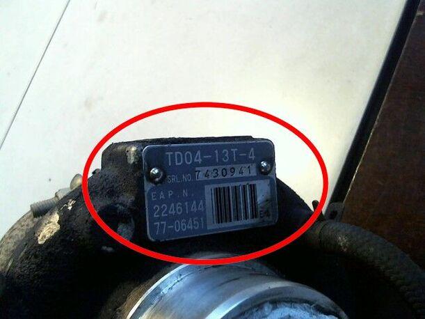 Foto: TURBOLADER eines BMW 525 tds touring