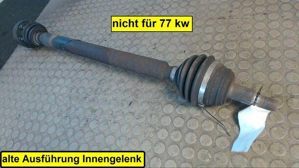 Foto: ANTRIEBSWELLE RECHTS eines VW Golf 1.6