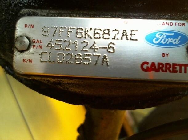 Foto: TURBOLADER eines Ford Mondeo Turnier TD