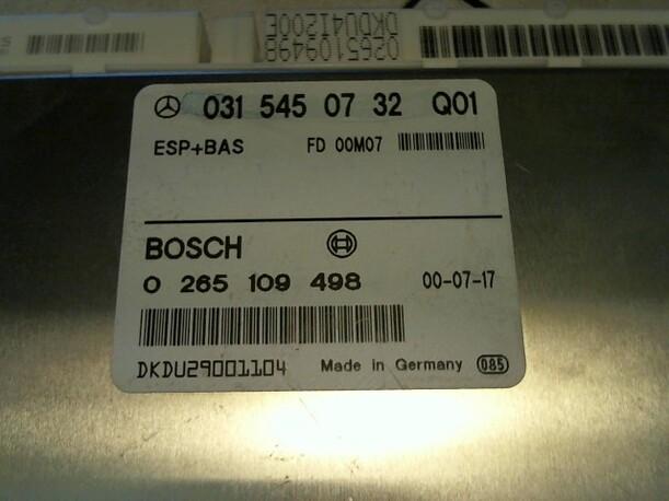 Foto: STEUERGERÄT ESP+BAS eines Mercedes-Benz E 270 CDI