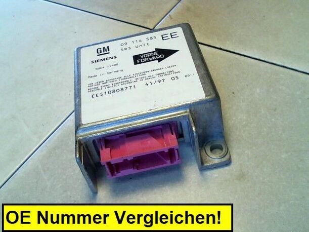 Foto: AIRBAGSTEUERGERÄT eines Opel Corsa 12V