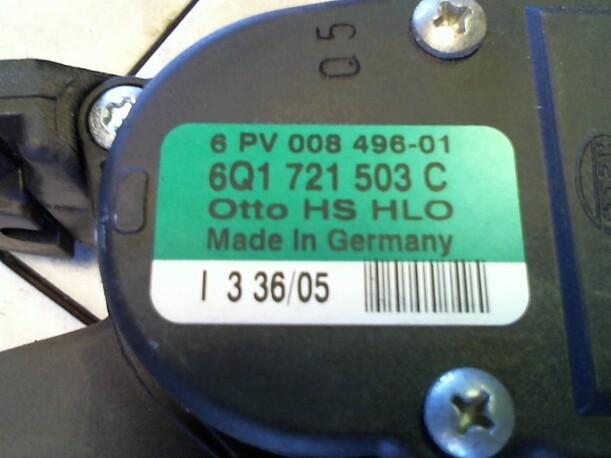 Foto: GASPEDAL eines Skoda Fabia 1.2 HTP