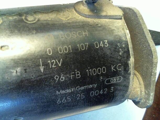 Foto: ANLASSER / STARTER BOSCH eines Ford Fiesta