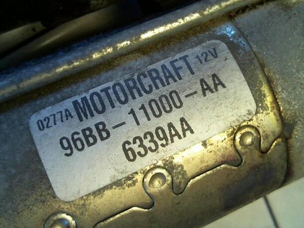 Foto: ANLASSER / STARTER eines Ford Mondeo 16V