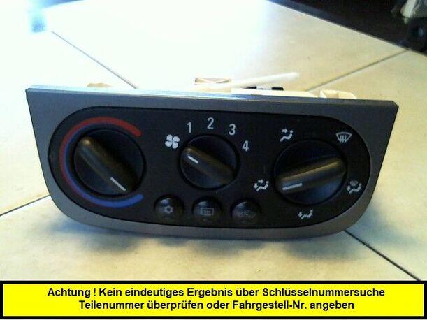 Foto: HEIZUNGSBETÄTIGUNG eines Opel Corsa 1.0 12V