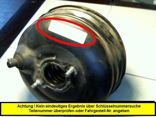 Foto: BREMSKRAFTVERSTÄRKER eines Opel Omega 2.2