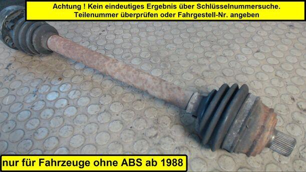 Foto: ANTRIEBSWELLE LINKS eines Audi 80