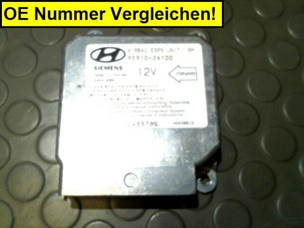 Foto: STEUERGERÄT AIRBAG eines Hyundai Santa Fe 2.7 V6 4WD