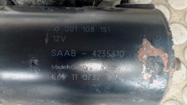 Foto: ANLASSER / STARTER BOSCH eines Saab 900 2.0i