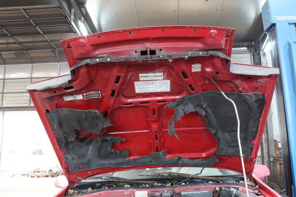 Foto: MOTORHAUBE eines Ford Probe