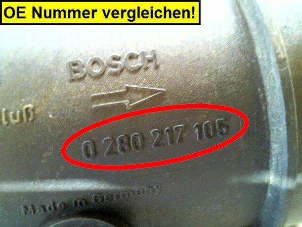 Foto: LUFTMASSENMESSER BOSCH eines Saab 900 2.3i Cabrio CD