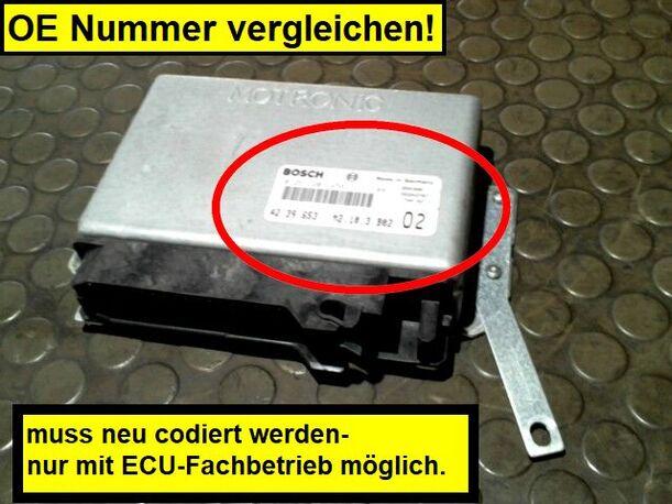 Foto: STEUERGERÄT EINSPRITZUNG eines Saab 900 2.3i Cabrio CD