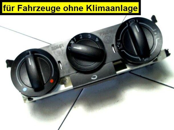 Foto: HEIZUNGSBETÄTIGUNG eines VW Fox 1.2