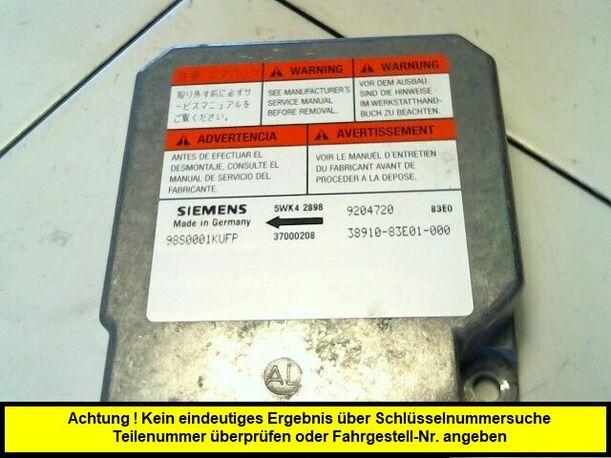 Foto: AIRBAGSTEUERGERÄT eines Opel Agila 1.0 12 V