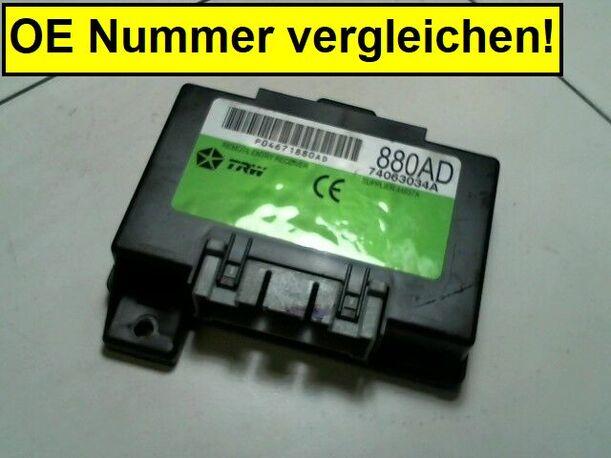 Foto: STEUERGERÄT FUNKSCHLÜSSEL eines Chrysler PT Cruiser 2.2 CRD