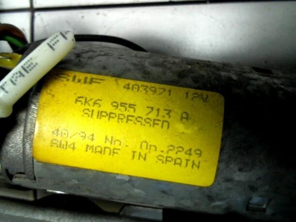 Foto: SCHEIBENWISCHERMOTOR HINTEN eines Seat Ibiza 1.4i