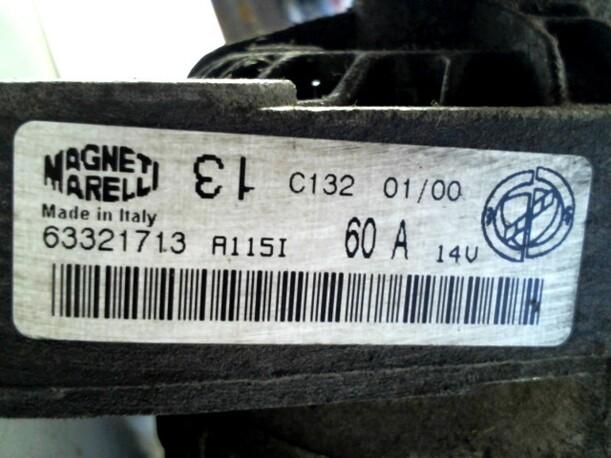 Foto: LICHTMASCHINE eines Fiat Punto 1.2 16V