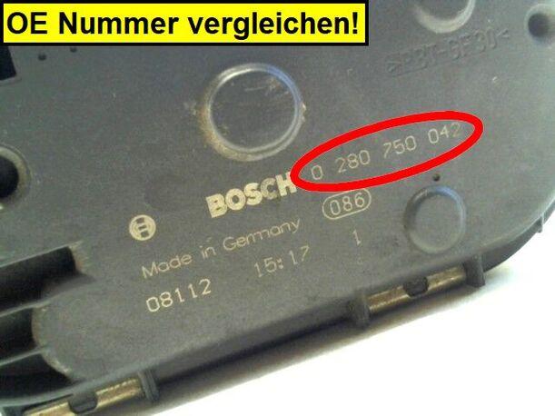 Foto: DROSSELKLAPPENSTUTZEN BOSCH eines Fiat Punto 1.2 16V